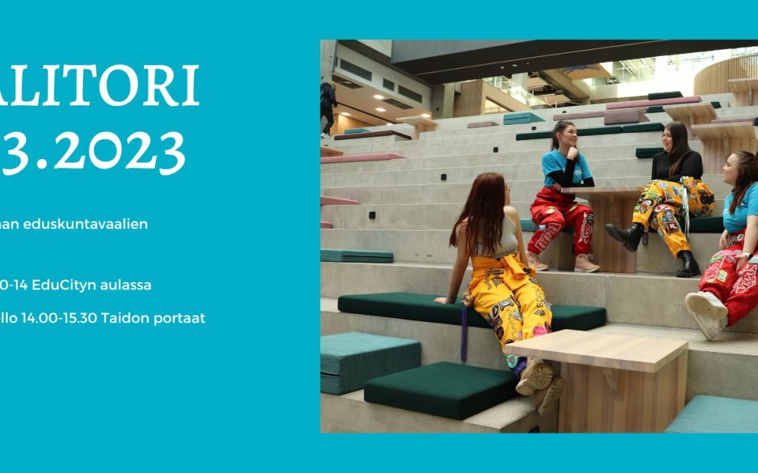 Opiskelijakunta TUOn vaalitori ja vaalipaneeli 24.3